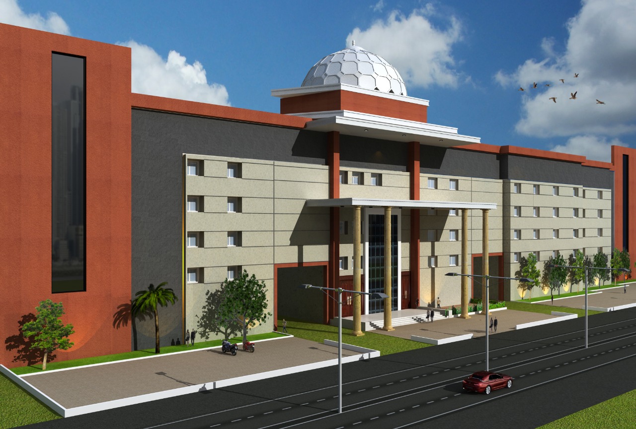 Modern minimalist living room with natural light